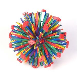 Hoberman Sphere Rainbow. Goes from 9.5” to 30”!